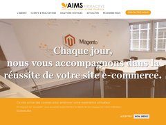Création de sites internet, Magento commerce, Joomla, générateur de traffic – Aims Interactive, Toulouse