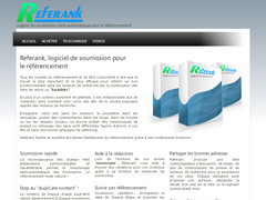 Le logiciel pour le référencement de site internet Referank