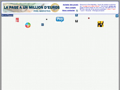 Détails : La page à un million d'euros - Pixel marketing